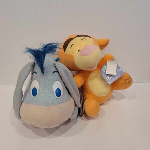 Baby Disney Tigger and Eeyore Plush from Winnie the Pooh Set Stuffed Toy 10"